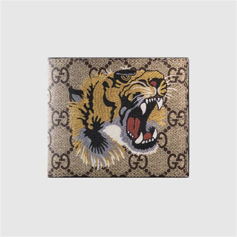 mens brown replica designer gucci wallet|gucci men's wallet tiger.